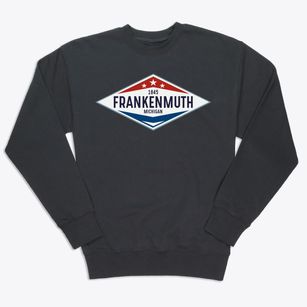 Frankenmuth Michigan Diamond Star Premium Crewneck Sweatshirt