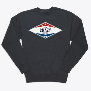 Chazy New York Diamond Star Premium Crewneck Sweatshirt