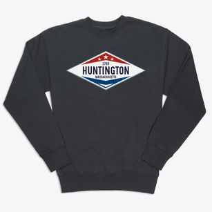 Huntington Massachusetts Diamond Star Premium Crewneck Sweatshirt