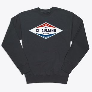 St. Armand New York Diamond Star Premium Crewneck Sweatshirt