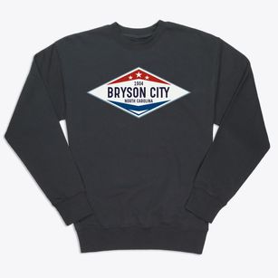 Bryson City North Carolina Diamond Star Premium Crewneck Sweatshirt