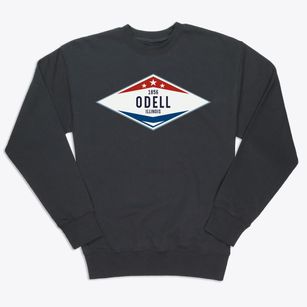 Odell Illinois Diamond Star Premium Crewneck Sweatshirt