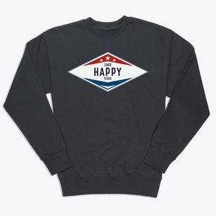 Happy Texas Diamond Star Premium Crewneck Sweatshirt