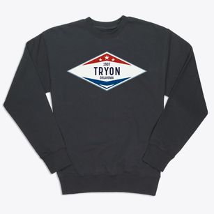 Tryon Oklahoma Diamond Star Premium Crewneck Sweatshirt