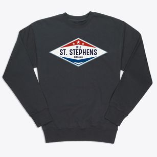 St. Stephens Alabama Diamond Star Premium Crewneck Sweatshirt