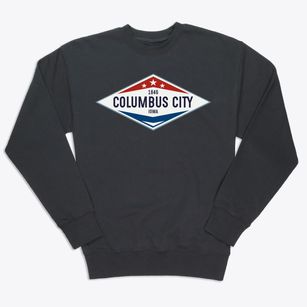 Columbus City Iowa Diamond Star Premium Crewneck Sweatshirt