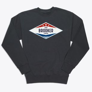 Brooker Florida Diamond Star Premium Crewneck Sweatshirt