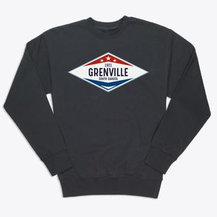 Grenville South Dakota Diamond Star Premium Crewneck Sweatshirt