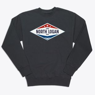 North Logan Utah Diamond Star Premium Crewneck Sweatshirt