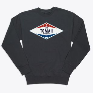Tomah Wisconsin Diamond Star Premium Crewneck Sweatshirt