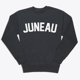 Juneau Alaska Classic Curve Premium Crewneck Sweatshirt