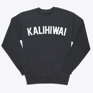 Kalihiwai Hawaii Classic Curve Premium Crewneck Sweatshirt