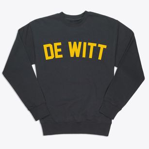 De Witt Nebraska Classic Curve Premium Crewneck Sweatshirt