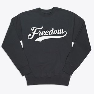 Freedom Wisconsin Vintage Team Premium Crewneck Sweatshirt
