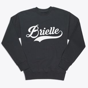Brielle New Jersey Vintage Team Premium Crewneck Sweatshirt