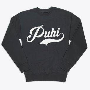 Puhi Hawaii Vintage Team Premium Crewneck Sweatshirt