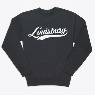 Louisburg North Carolina Vintage Team Premium Crewneck Sweatshirt