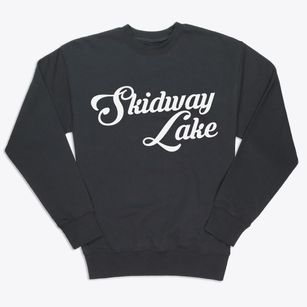 Skidway Lake Michigan Vintage Team Premium Crewneck Sweatshirt