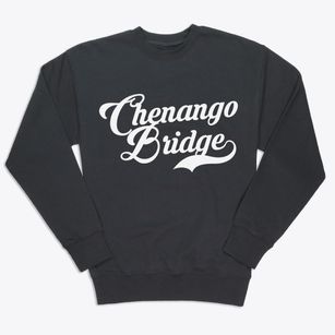 Chenango Bridge New York Vintage Team Premium Crewneck Sweatshirt