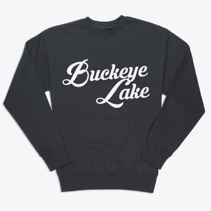 Buckeye Lake Ohio Vintage Team Premium Crewneck Sweatshirt