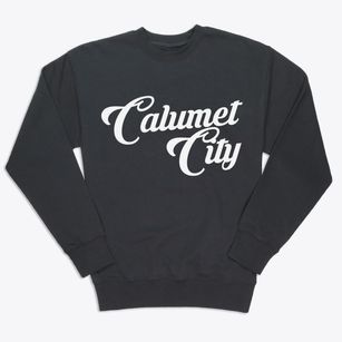 Calumet City Illinois Vintage Team Premium Crewneck Sweatshirt