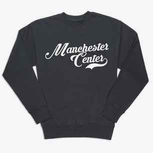 Manchester Center Vermont Vintage Team Premium Crewneck Sweatshirt