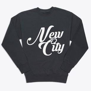 New City New York Vintage Team Premium Crewneck Sweatshirt