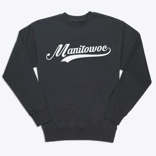 Manitowoc Wisconsin Vintage Team Premium Crewneck Sweatshirt