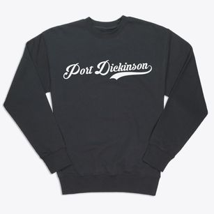 Port Dickinson New York Vintage Team Premium Crewneck Sweatshirt