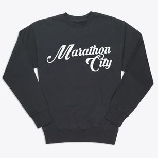 Marathon City Wisconsin Vintage Team Premium Crewneck Sweatshirt