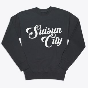Suisun City California Vintage Team Premium Crewneck Sweatshirt