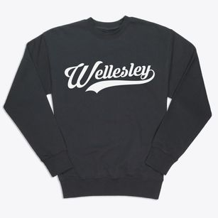 Wellesley Massachusetts Vintage Team Premium Crewneck Sweatshirt