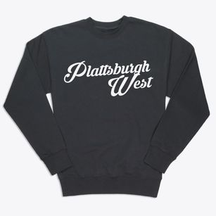 Plattsburgh West New York Vintage Team Premium Crewneck Sweatshirt