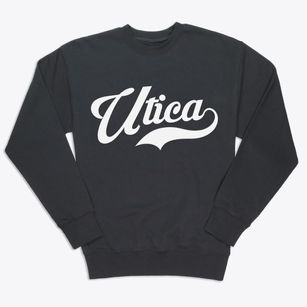 Utica Wisconsin Vintage Team Premium Crewneck Sweatshirt