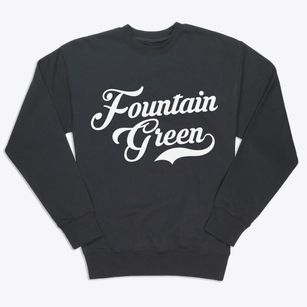 Fountain Green Utah Vintage Team Premium Crewneck Sweatshirt