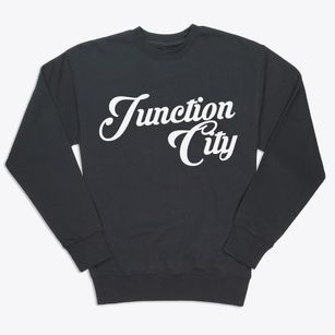 Junction City Kansas Vintage Team Premium Crewneck Sweatshirt