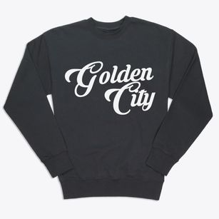 Golden City Missouri Vintage Team Premium Crewneck Sweatshirt