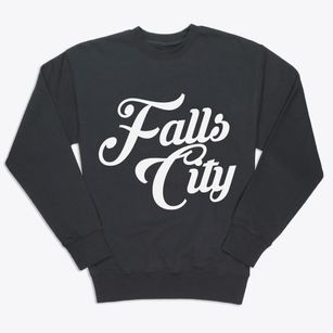 Falls City Texas Vintage Team Premium Crewneck Sweatshirt