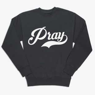 Pray Montana Vintage Team Premium Crewneck Sweatshirt