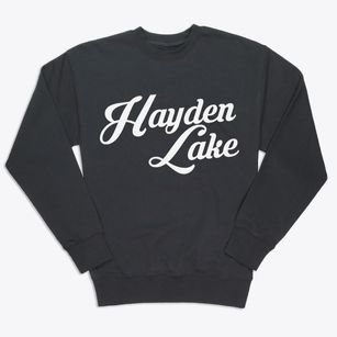 Hayden Lake Idaho Vintage Team Premium Crewneck Sweatshirt