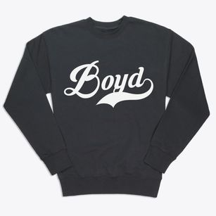 Boyd Wisconsin Vintage Team Premium Crewneck Sweatshirt