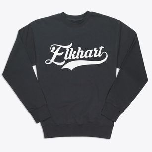 Elkhart Illinois Vintage Team Premium Crewneck Sweatshirt