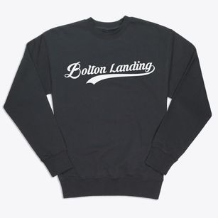 Bolton Landing New York Vintage Team Premium Crewneck Sweatshirt
