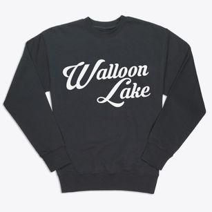 Walloon Lake Michigan Vintage Team Premium Crewneck Sweatshirt