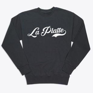 La Platte Nebraska Vintage Team Premium Crewneck Sweatshirt