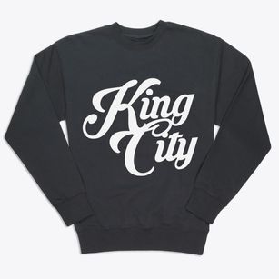 King City California Vintage Team Premium Crewneck Sweatshirt