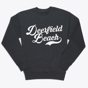 Deerfield Beach Florida Vintage Team Premium Crewneck Sweatshirt