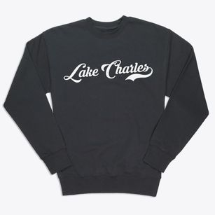 Lake Charles Louisiana Vintage Team Premium Crewneck Sweatshirt
