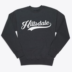 Hillsdale Michigan Vintage Team Premium Crewneck Sweatshirt