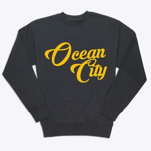 Ocean City Maryland Vintage Team Premium Crewneck Sweatshirt